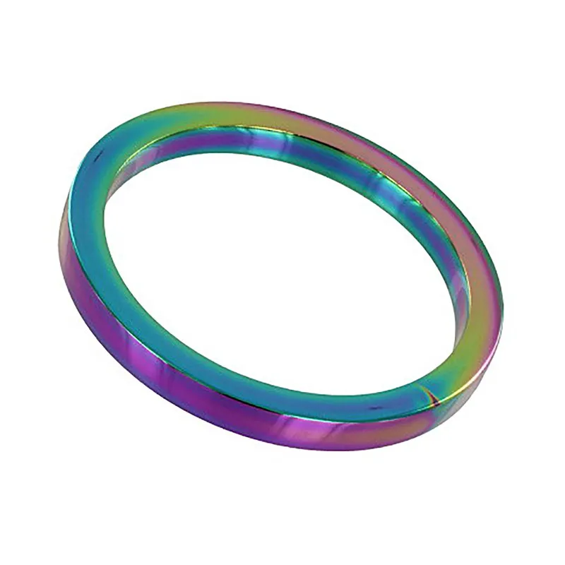 Triune Cockring Rainbow Métal 8mm